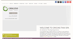 Desktop Screenshot of originsthaispa.com